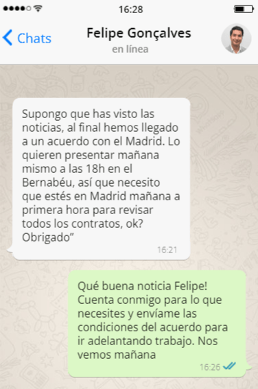 Whatsapp de Gonçalves