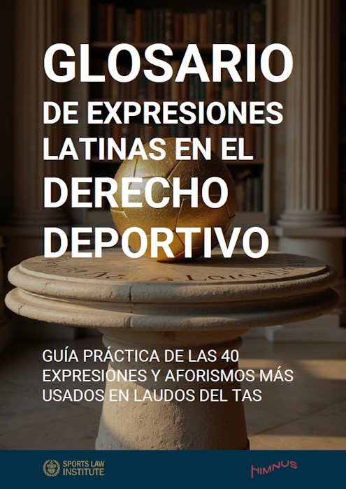 Glosariode expresiones latinas en el derecho deportivo